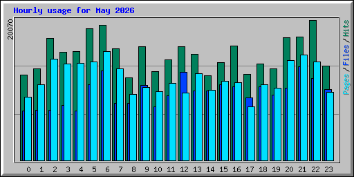 Hourly usage for May 2026